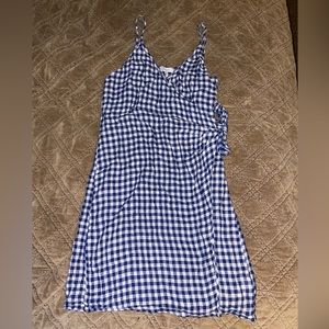 Rails Blue Checkered Dress